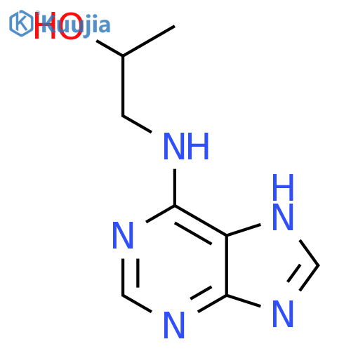 1-(9H-Purin-6-ylamino)propan-2-ol structure