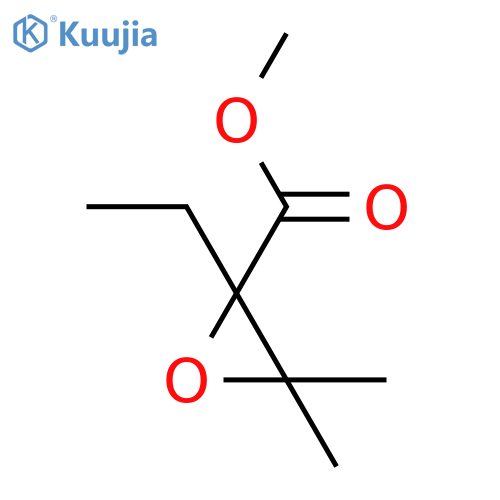 2-Oxiranecarboxylicacid, 2-ethyl-3,3-dimethyl-, methyl ester structure