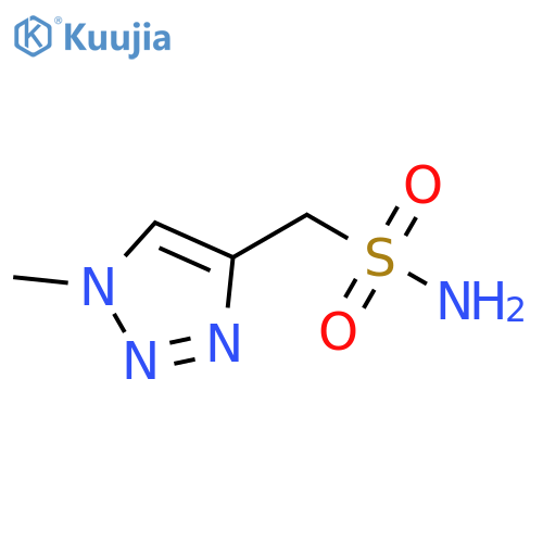 (1-methyl-1H-1,2,3-triazol-4-yl)methanesulfonamide structure
