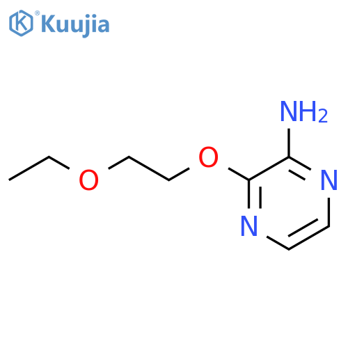 3-(2-Ethoxyethoxy)pyrazin-2-amine structure