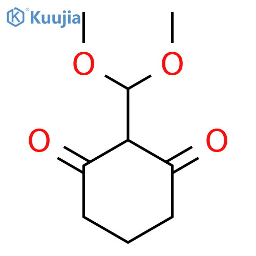 2-(dimethoxymethyl)cyclohexane-1,3-dione structure