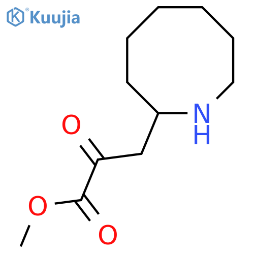 methyl 3-(azocan-2-yl)-2-oxopropanoate structure