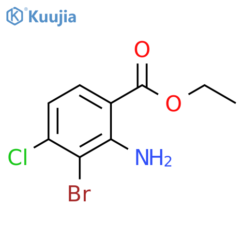 ethyl 2-amino-3-bromo-4-chloro-benzoate structure
