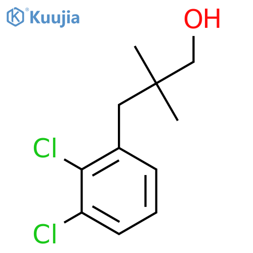 3-(2,3-dichlorophenyl)-2,2-dimethylpropan-1-ol structure