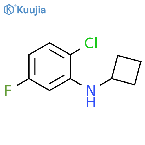 2-Chloro-N-cyclobutyl-5-fluoroaniline structure