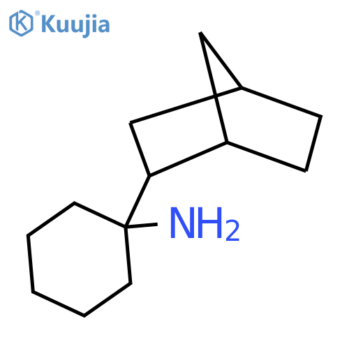 1-{bicyclo2.2.1heptan-2-yl}cyclohexan-1-amine structure