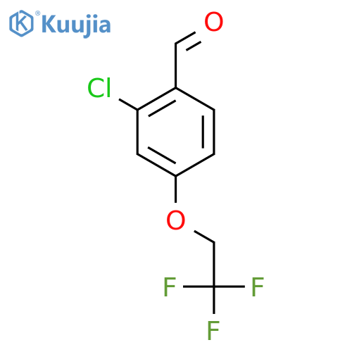 2-Chloro-4-(2,2,2-trifluoroethoxy)benzaldehyde structure