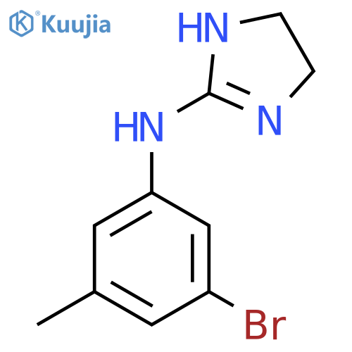 N-(3-Bromo-5-methylphenyl)-4,5-dihydro-1H-imidazol-2-amine structure