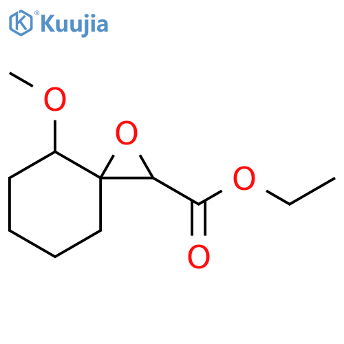 1-Oxaspiro[2.5]octane-2-carboxylic acid, 4-methoxy-, ethyl ester structure