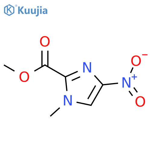 Methyl 1-methyl-4-nitro-1H-imidazole-2-carboxylate structure