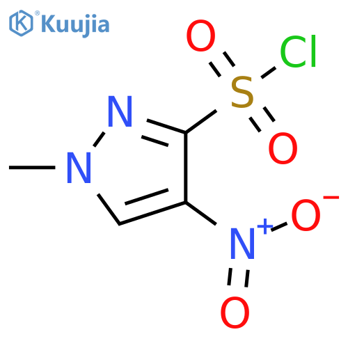 1-methyl-4-nitro-1H-pyrazole-3-sulfonyl chloride structure
