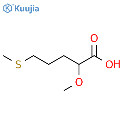 2-methoxy-5-(methylsulfanyl)pentanoic acid structure