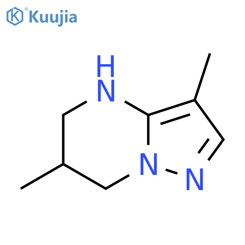 3,6-dimethyl-4H,5H,6H,7H-pyrazolo1,5-apyrimidine structure