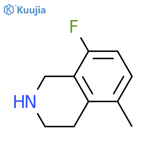 8-Fluoro-5-methyl-1,2,3,4-tetrahydroisoquinoline structure
