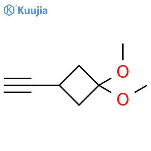 3-ETHYNYL-1,1-DIMETHOXYCYCLOBUTANE structure