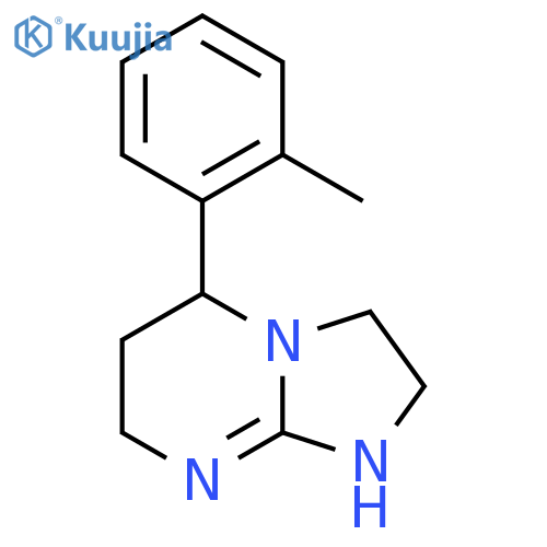 5-(2-methylphenyl)-2H,3H,5H,6H,7H,8H-imidazo1,2-apyrimidine structure