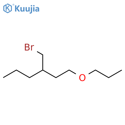 Hexane, 3-(bromomethyl)-1-propoxy- structure