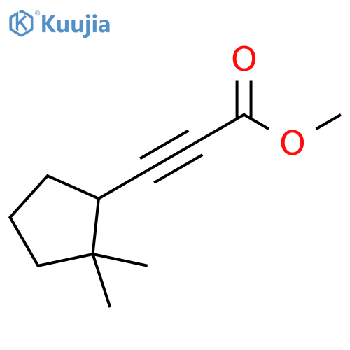 2-Propynoic acid, 3-(2,2-dimethylcyclopentyl)-, methyl ester structure