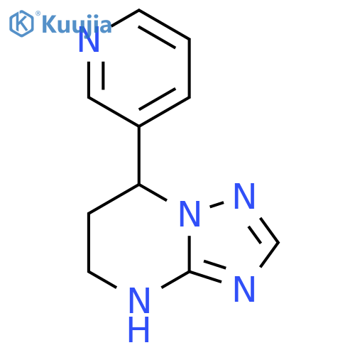 3-{4H,5H,6H,7H-1,2,4triazolo1,5-apyrimidin-7-yl}pyridine structure