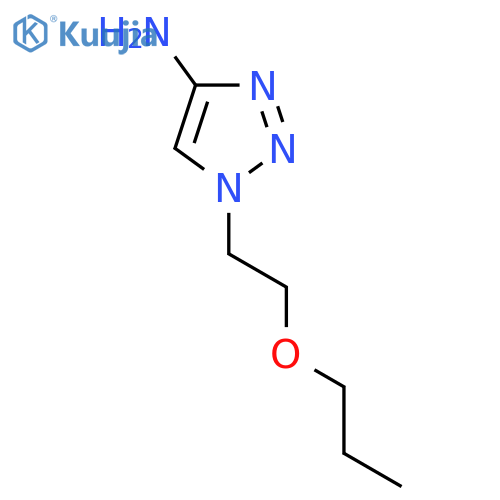 1-(2-propoxyethyl)-1H-1,2,3-triazol-4-amine structure