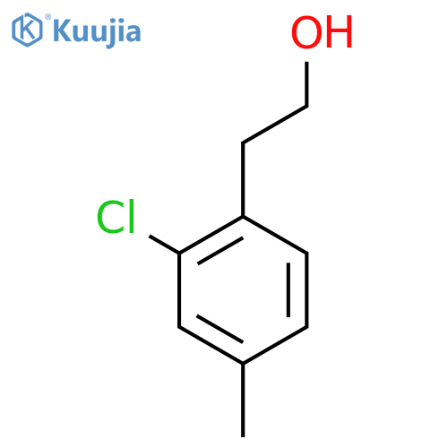 2-(2-chloro-4-methylphenyl)ethan-1-ol structure