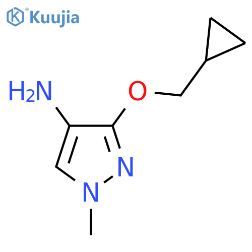 3-(Cyclopropylmethoxy)-1-methyl-1H-pyrazol-4-amine structure