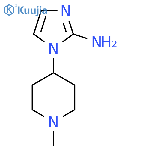 1-(1-methylpiperidin-4-yl)-1H-imidazol-2-amine structure