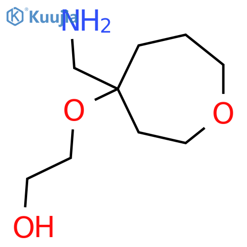 2-{4-(aminomethyl)oxepan-4-yloxy}ethan-1-ol structure
