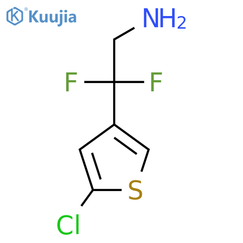 2-(5-chlorothiophen-3-yl)-2,2-difluoroethan-1-amine structure