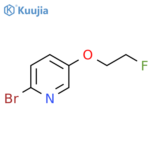 2-Bromo-5-(2-fluoroethoxy)pyridine structure