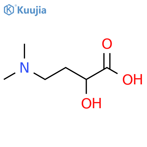 4-(dimethylamino)-2-hydroxybutanoic acid structure