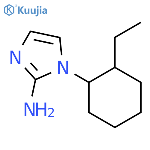 1-(2-ethylcyclohexyl)-1H-imidazol-2-amine structure