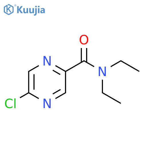 5-Chloropyrazine-2-carboxylic acid diethylamide structure
