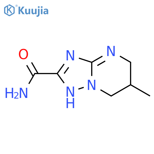 6-methyl-4H,5H,6H,7H-1,2,4triazolo1,5-apyrimidine-2-carboxamide structure