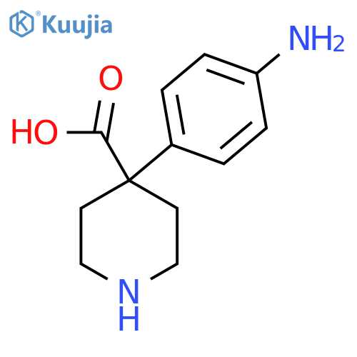 4-(4-Aminophenyl)piperidine-4-carboxylic acid structure
