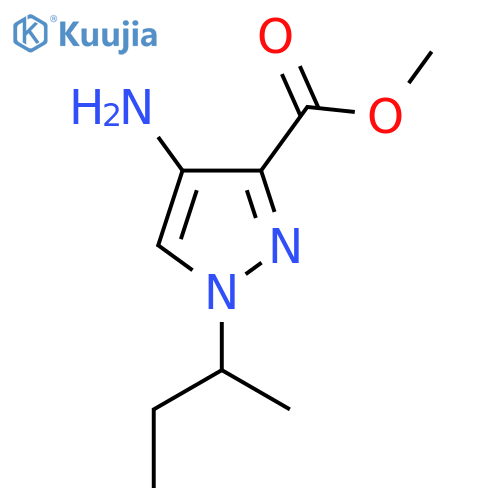 methyl 4-amino-1-(butan-2-yl)-1H-pyrazole-3-carboxylate structure