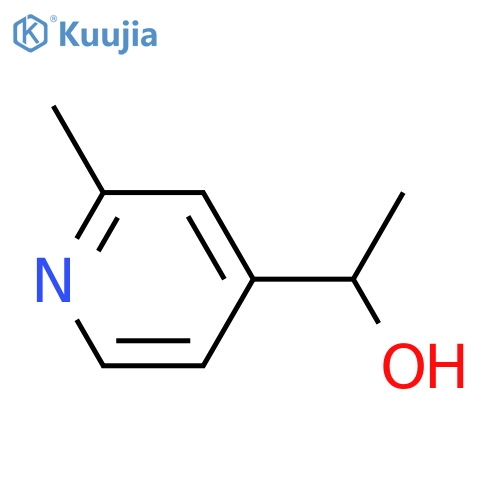 1-(2-methylpyridin-4-yl)ethanol structure
