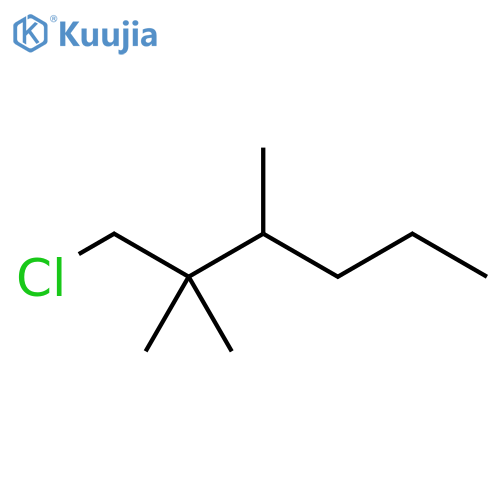 Hexane, 1-chloro-2,2,3-trimethyl- structure