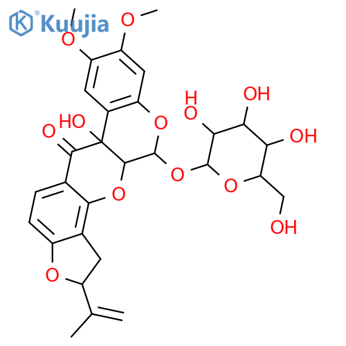 Rotenolone; (5'R,6aR,12aR)-form, 6S-β-D-Glucopyranosyloxy structure