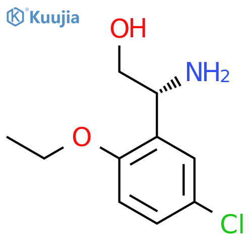 (2R)-2-amino-2-(5-chloro-2-ethoxyphenyl)ethan-1-ol structure