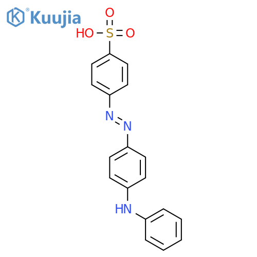 Benzenesulfonic acid,4-[2-[4-(phenylamino)phenyl]diazenyl]- structure
