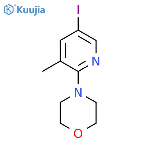 4-(5-Iodo-3-methylpyridin-2-yl)morpholine structure