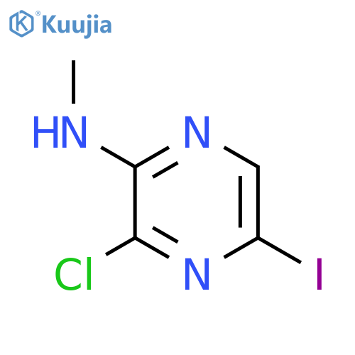 3-Chloro-5-iodo-N-methylpyrazin-2-amine structure