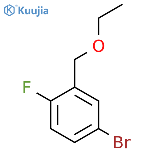 4-Bromo-2-(ethoxymethyl)-1-fluorobenzene structure