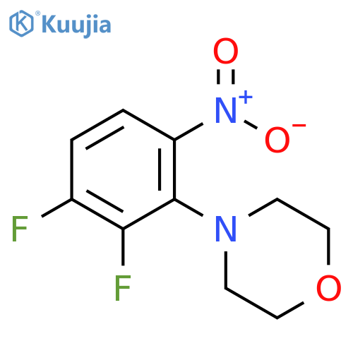 4-(2,3-difluoro-6-nitrophenyl)morpholine structure