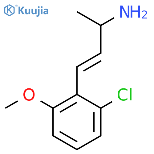 4-(2-chloro-6-methoxyphenyl)but-3-en-2-amine structure
