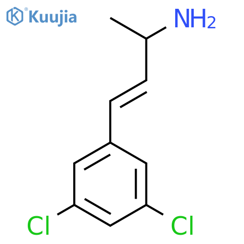 4-(3,5-dichlorophenyl)but-3-en-2-amine structure