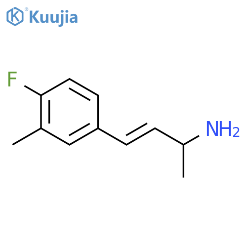 4-(4-fluoro-3-methylphenyl)but-3-en-2-amine structure