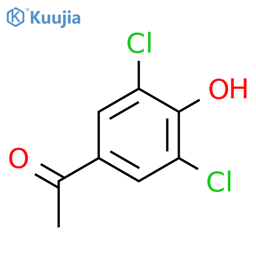 3,5-Dichloro-4-hydroxyacetophenone structure