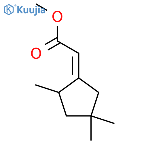 methyl 2-(1Z)-2,4,4-trimethylcyclopentylideneacetate structure